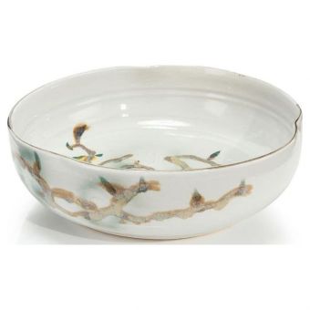 Twigs and Teal Bowl I