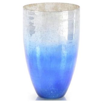 Starry Blue Glass Vase