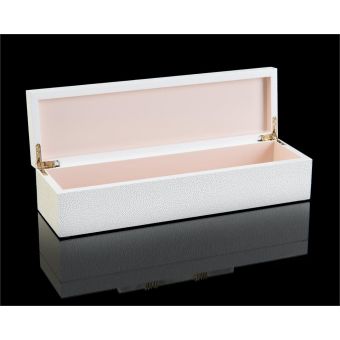 White Box with Alabaster Handle