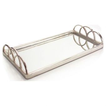 Silver Mirrored Tray