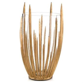 Hand-Finished Gold Starstruck Vase