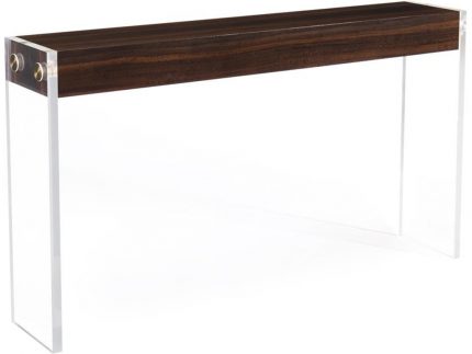 Aristar Console Table in Smoked Eucalyptus