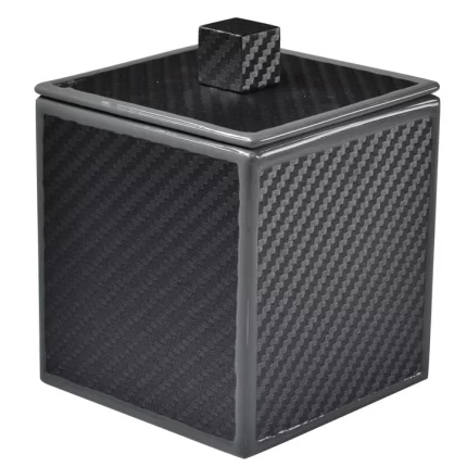 LE MANS GRAPHITE TALL SQUARE CONTAINER