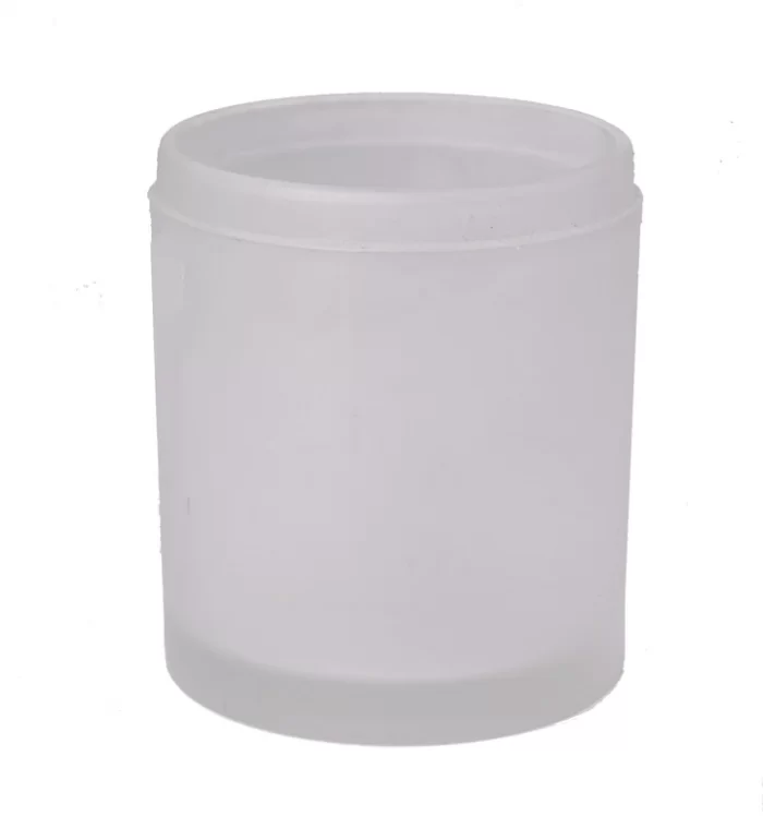 REPLACEMENT GLASS ROUND COTTONBALL JAR