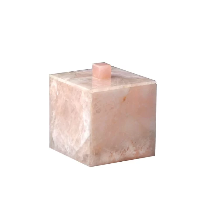 TAJ ROSE QUARTZ CONTAINER