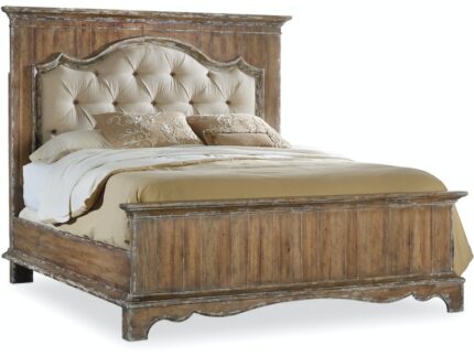 Chatelet California King Upholstered Mantle Panel Bed