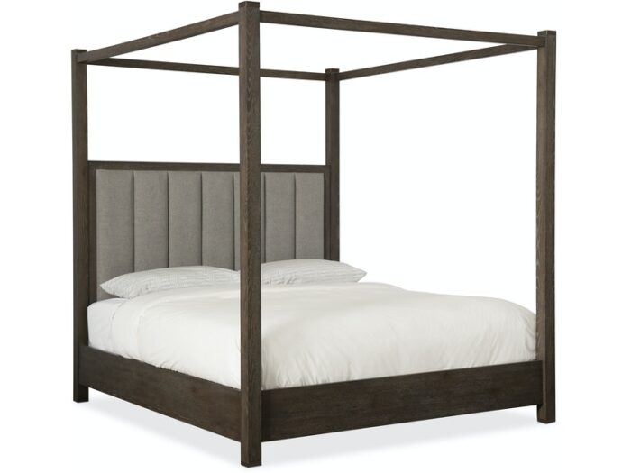 Miramar Aventura Jackson Queen Poster Bed w-Tall Posts & Canopy