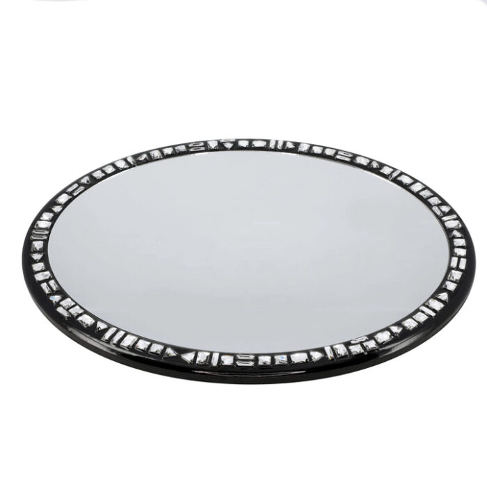 BUDAPEST OVAL TRAY WITH MIRROR